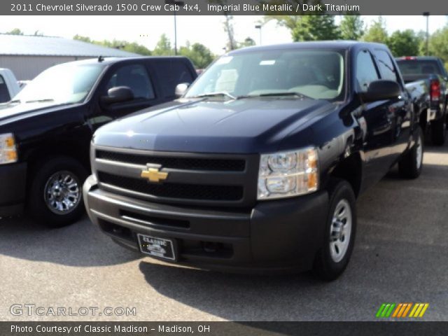 2011 Chevrolet Silverado 1500 Crew Cab 4x4 in Imperial Blue Metallic
