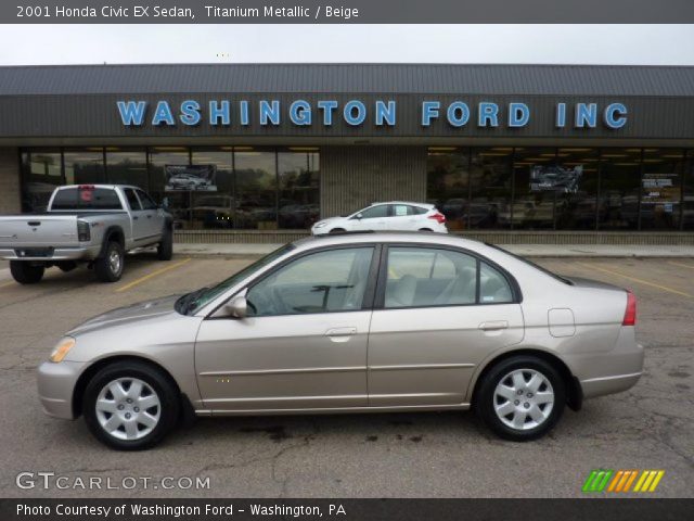 2001 Honda Civic EX Sedan in Titanium Metallic