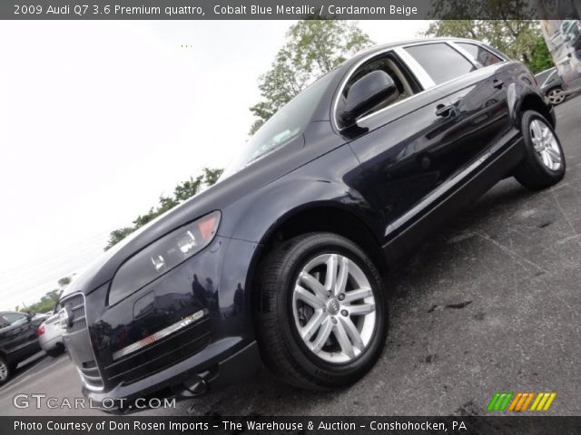 2009 Audi Q7 3.6 Premium quattro in Cobalt Blue Metallic