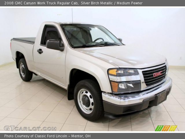 2008 GMC Canyon Work Truck Regular Cab in Silver Birch Metallic