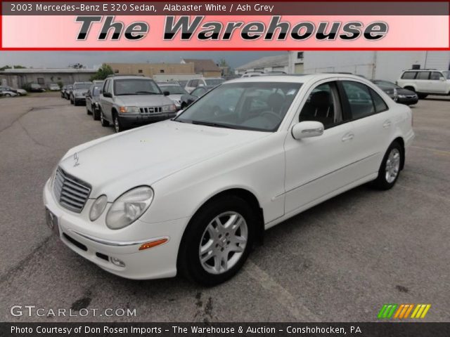 2003 Mercedes-Benz E 320 Sedan in Alabaster White