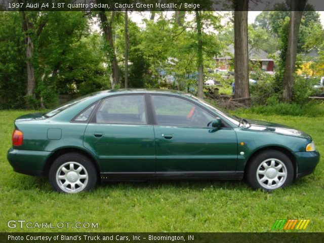 1997 Audi A4 1.8T quattro Sedan in Cactus Green Metallic