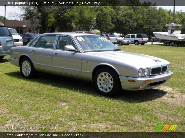 2001 Jaguar XJ XJ8 in Platinum Silver Metallic