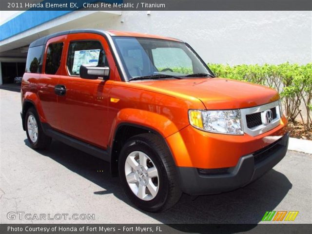 2011 Honda Element EX in Citrus Fire Metallic