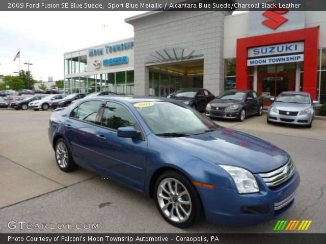 2009 Ford Fusion SE Blue Suede in Sport Blue Metallic