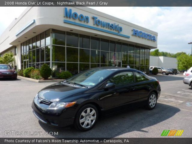2008 Honda Civic LX Coupe in Nighthawk Black Pearl