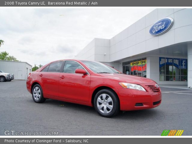 2008 Toyota Camry LE in Barcelona Red Metallic