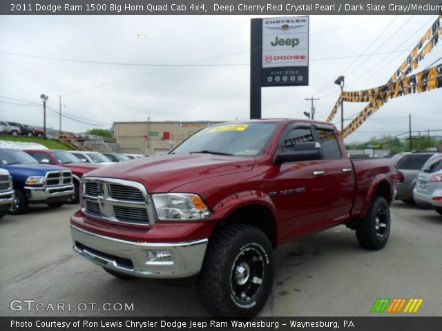 2011 Dodge Ram 1500 Big Horn Quad Cab 4x4 in Deep Cherry Red Crystal Pearl