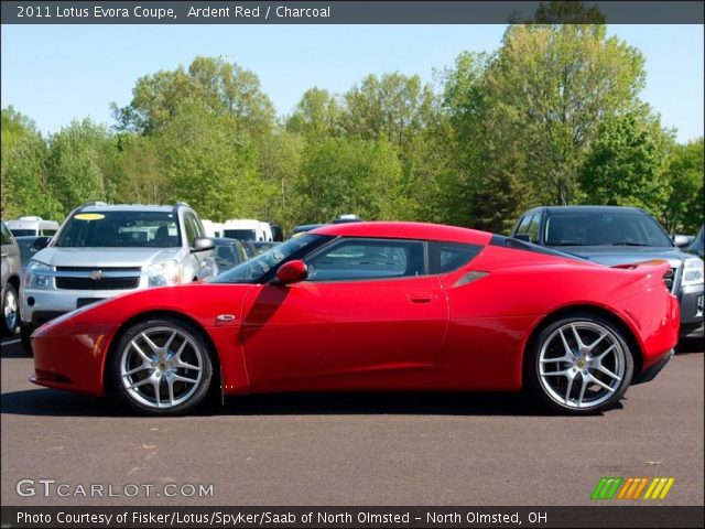 2011 Lotus Evora Coupe in Ardent Red