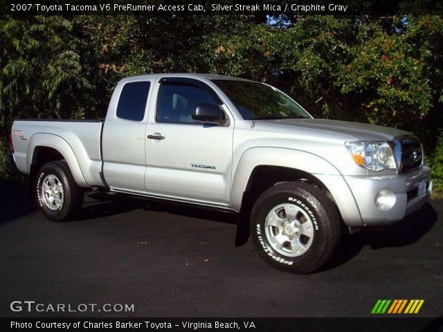 2007 Toyota Tacoma V6 PreRunner Access Cab in Silver Streak Mica