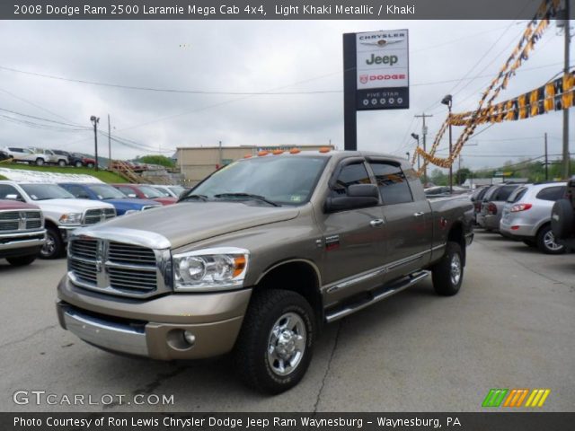 2008 Dodge Ram 2500 Laramie Mega Cab 4x4 in Light Khaki Metallic
