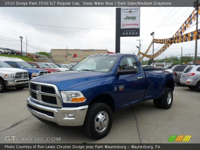 2010 Dodge Ram 3500 SLT Regular Cab in Deep Water Blue