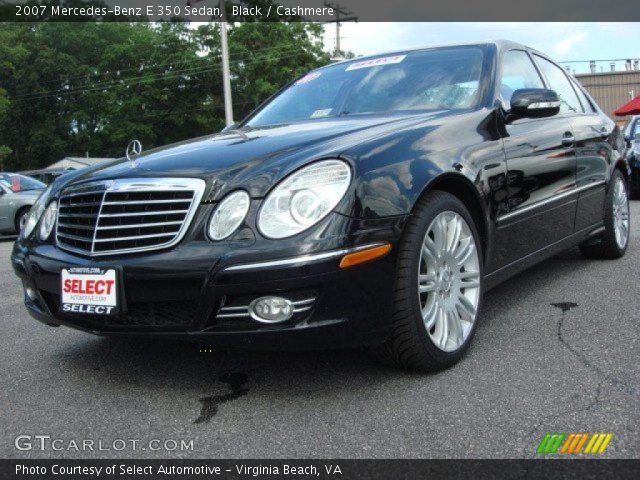 2007 Mercedes-Benz E 350 Sedan in Black