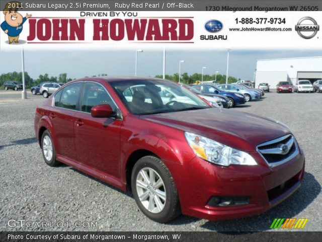 2011 Subaru Legacy 2.5i Premium in Ruby Red Pearl