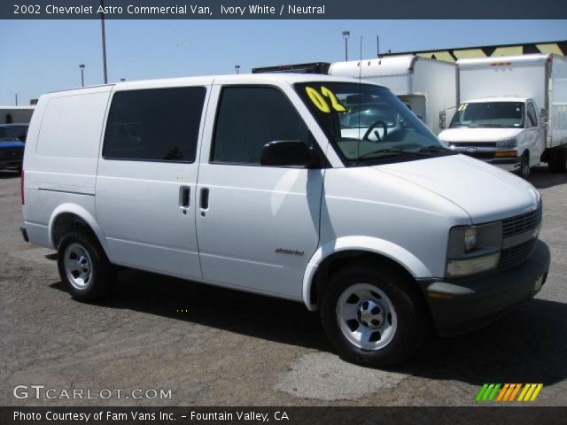 2002 Chevrolet Astro Commercial Van in Ivory White