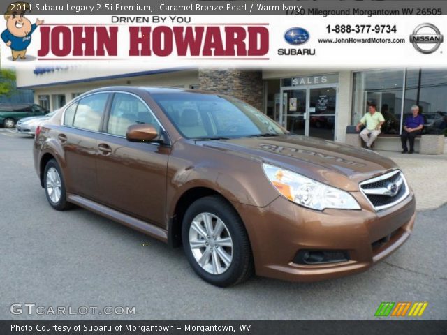 2011 Subaru Legacy 2.5i Premium in Caramel Bronze Pearl