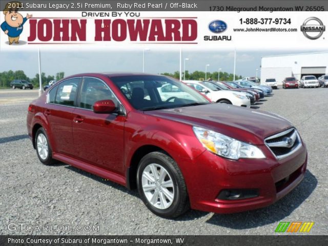 2011 Subaru Legacy 2.5i Premium in Ruby Red Pearl