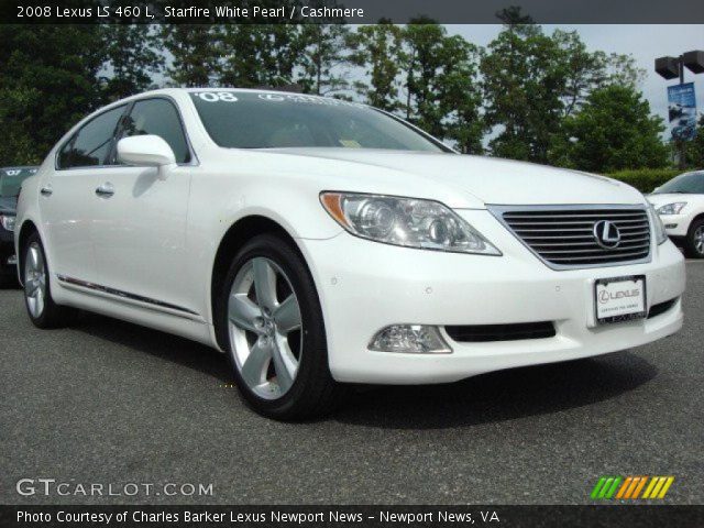 2008 Lexus LS 460 L in Starfire White Pearl