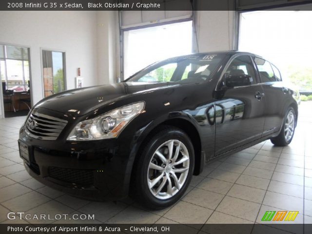 2008 Infiniti G 35 x Sedan in Black Obsidian