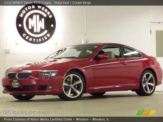 2010 BMW 6 Series 650i Coupe in Imola Red