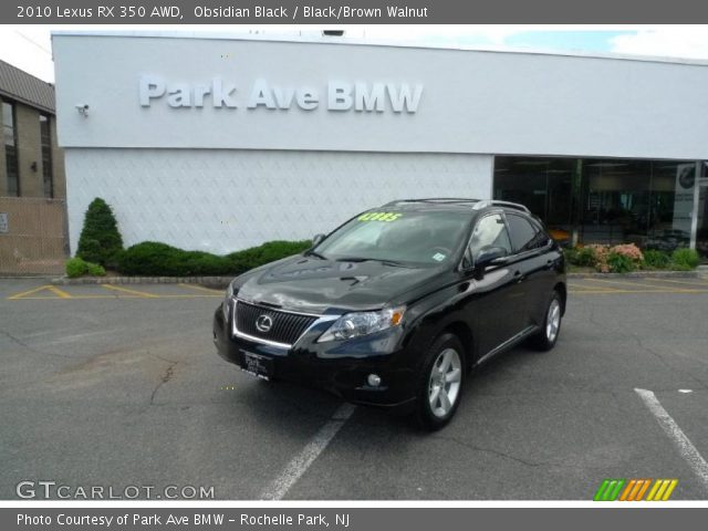 2010 Lexus RX 350 AWD in Obsidian Black
