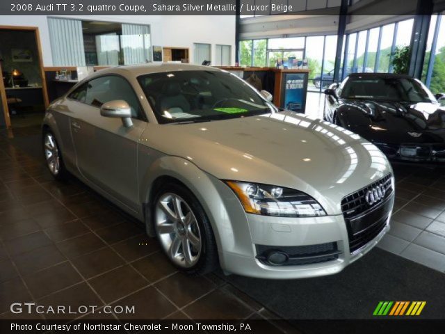 2008 Audi TT 3.2 quattro Coupe in Sahara Silver Metallic