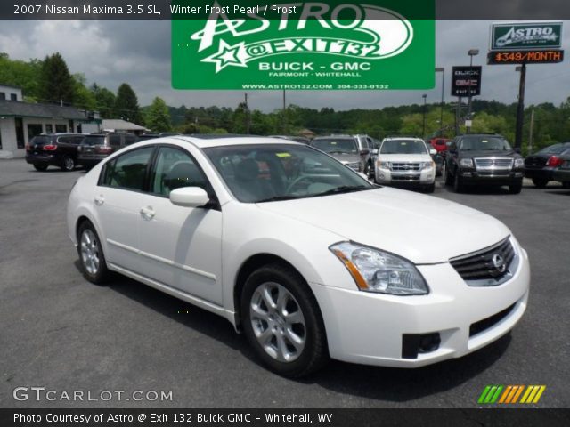 2007 Nissan Maxima 3.5 SL in Winter Frost Pearl