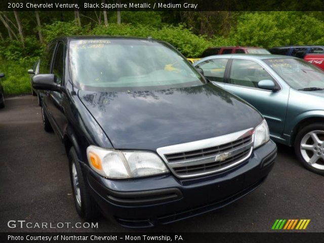 2003 Chevrolet Venture  in Black Sapphire Metallic