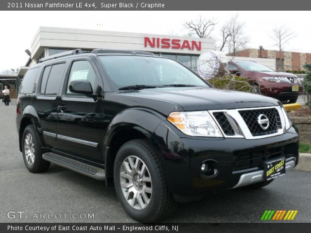 2011 Nissan Pathfinder LE 4x4 in Super Black