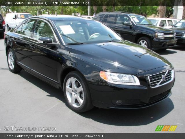 2008 Volvo S80 T6 AWD in Black