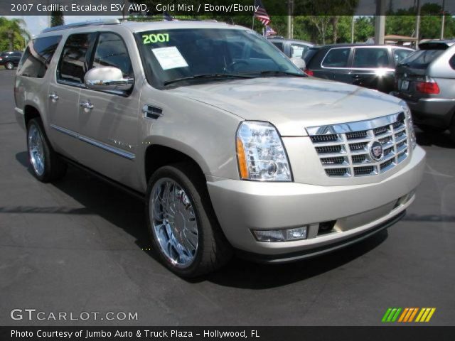 2007 Cadillac Escalade ESV AWD in Gold Mist