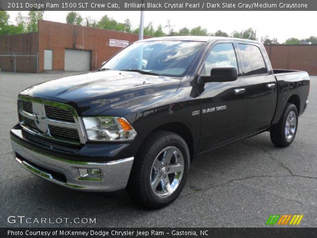 2011 Dodge Ram 1500 SLT Crew Cab in Brilliant Black Crystal Pearl