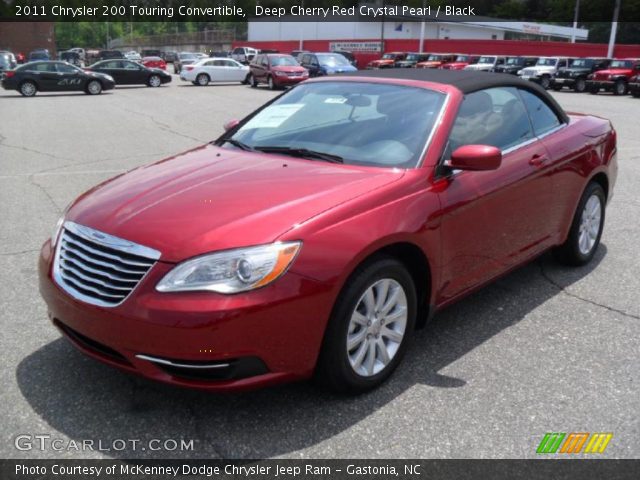 2011 Chrysler 200 Touring Convertible in Deep Cherry Red Crystal Pearl