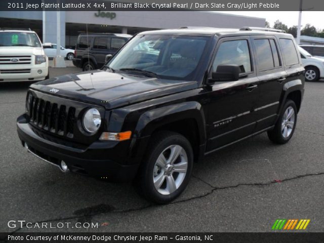 2011 Jeep Patriot Latitude X 4x4 in Brilliant Black Crystal Pearl