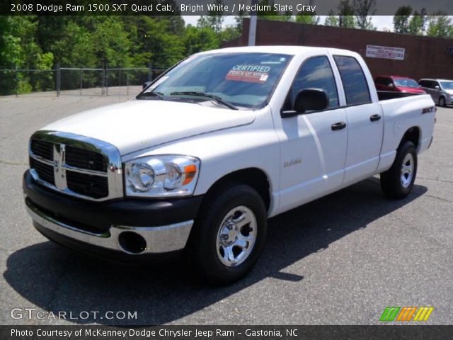 2008 Dodge Ram 1500 SXT Quad Cab in Bright White