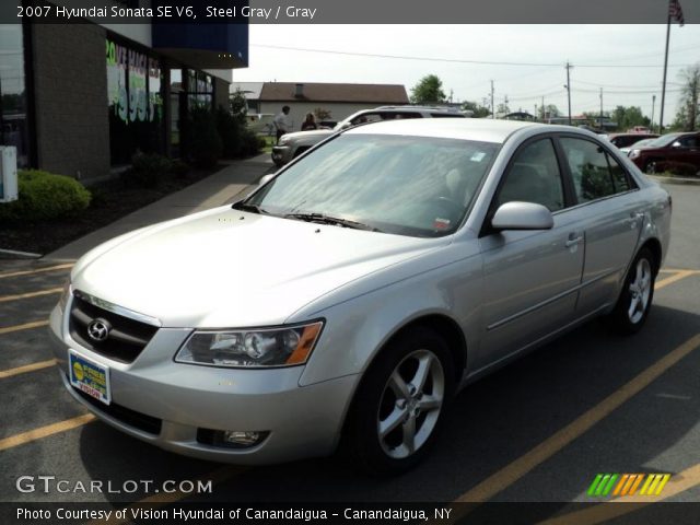 2007 Hyundai Sonata SE V6 in Steel Gray