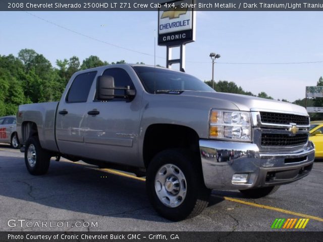 2008 Chevrolet Silverado 2500HD LT Z71 Crew Cab 4x4 in Silver Birch Metallic