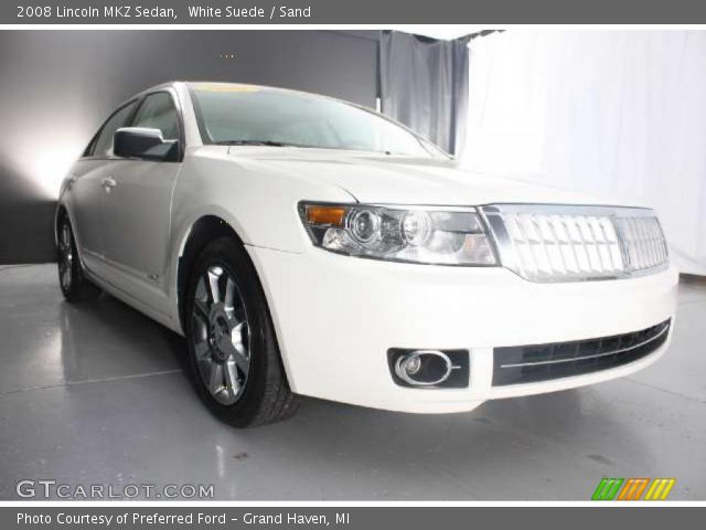 2008 Lincoln MKZ Sedan in White Suede