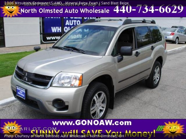 2006 Mitsubishi Endeavor LS AWD in Mineral Beige Pearl