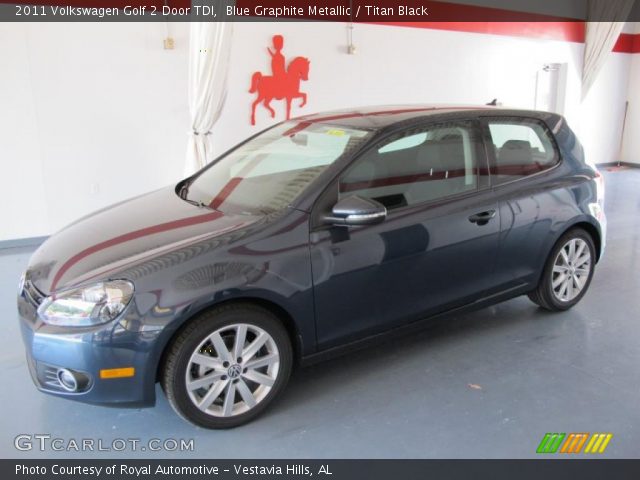 2011 Volkswagen Golf 2 Door TDI in Blue Graphite Metallic