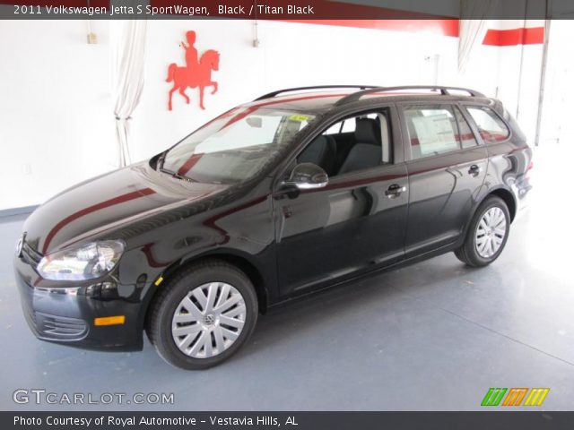 2011 Volkswagen Jetta S SportWagen in Black