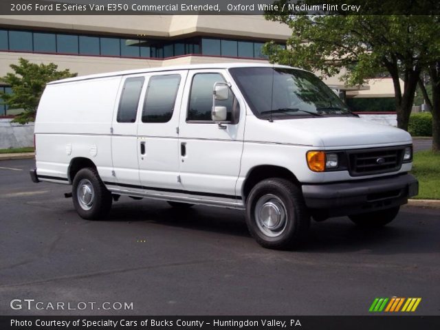 2006 Ford E Series Van E350 Commercial Extended in Oxford White