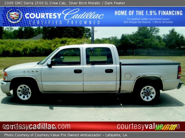 2006 GMC Sierra 1500 SL Crew Cab in Silver Birch Metallic