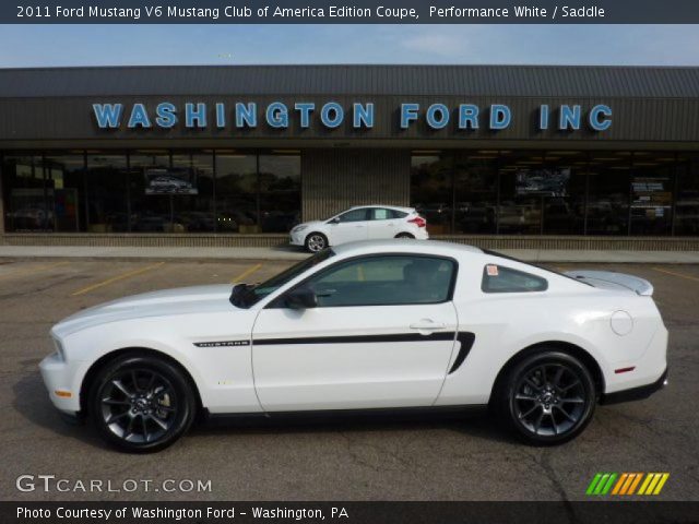 2011 Ford Mustang V6 Mustang Club of America Edition Coupe in Performance White