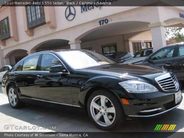 2010 Mercedes-Benz S 550 Sedan in Black