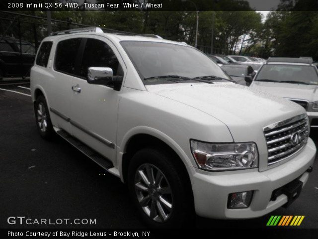 2008 Infiniti QX 56 4WD in Tuscan Pearl White