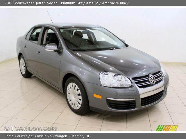2008 Volkswagen Jetta S Sedan in Platinum Grey Metallic