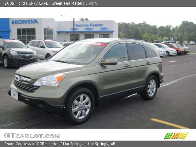 2009 Honda CR-V EX-L in Green Tea Metallic