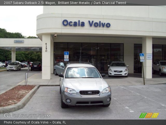 2007 Subaru Outback 2.5i Wagon in Brilliant Silver Metallic
