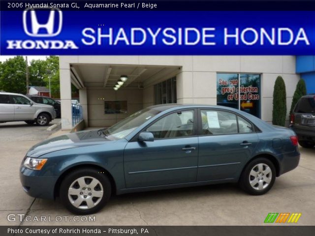 2006 Hyundai Sonata GL in Aquamarine Pearl